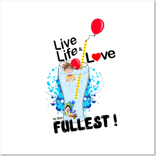 Live, Life Love Posters and Art